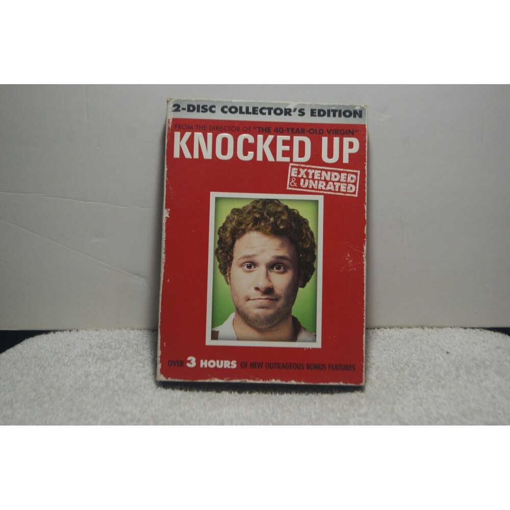 Knocked Up (DVD, Two-Disc Unrated Collector's Edition) W/slipcover Comedy Sex
